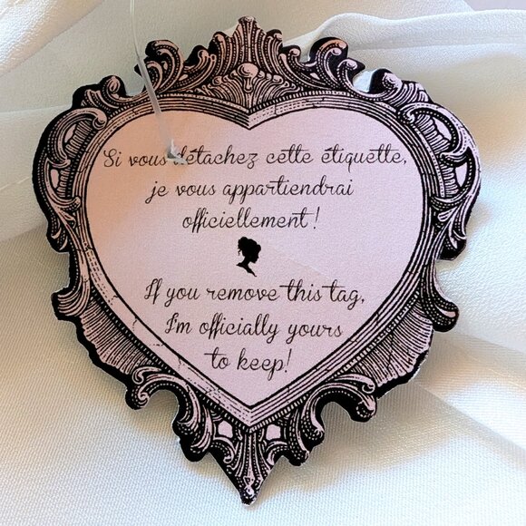 INA Anna-Rose dress Sz M white color LACE UPPER (front + back) SHEER SLEEVES NWT - Picture 14 of 16